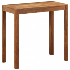 vidaXL Tömör akácfa bárasztal paliszanderbevonattal 110 x 55 x 106 cm bútor