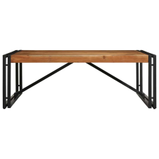 vidaXL tömör akácfa dohányzóasztal 100x100x35 cm (4016669) bútor