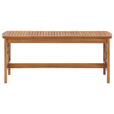 vidaXL tömör akácfa dohányzóasztal 102 x 50 x 43 cm (310265) bútor