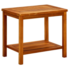 vidaXL tömör akácfa dohányzóasztal 50 x 35 x 45 cm bútor