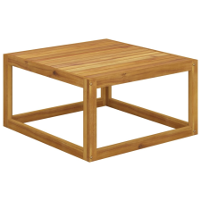 vidaXL tömör akácfa dohányzóasztal 68 x 68 x 29 cm kerti bútor