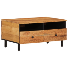 vidaXL tömör akácfa dohányzóasztal 80 x 54 x 40 cm (356868) bútor
