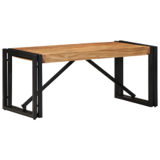 vidaXL tömör akácfa dohányzóasztal 80x40x35 cm bútor