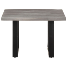 vidaXL tömör akácfa dohányzóasztal természetes szélekkel 60x60x40 cm (321045) bútor