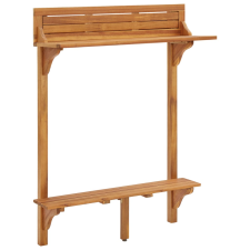 vidaXL tömör akácfa erkély bárasztal 90 x 37 x 122,5 cm (310253) bútor