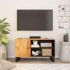 vidaXL tömör akácfa és szerelt fa TV-szekrény 80 x 33 x 46 cm bútor