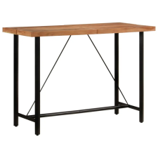 vidaXL Tömör akácfa és vas bárasztal 150 x 70 x 107 cm bútor