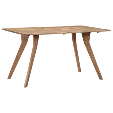 vidaXL tömör akácfa étkezőasztal 140 x 80 x 76 cm (247977) bútor