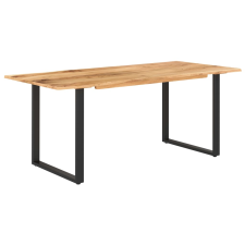 vidaXL tömör akácfa étkezőasztal 180 x 90 x 76 cm (286472) bútor
