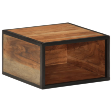 vidaXL tömör akácfa falra szerelhető éjjeliszekrény 35 x 35 x 20 cm bútor