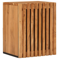 vidaXL tömör akácfa falra szerelhető fürdőszobaszekrény 38x34x48 cm fürdőszoba bútor