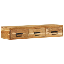 vidaXL tömör akácfa falra szerelhető TV-szekrény 100x30x19 cm bútor