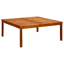 vidaXL tömör akácfa kerti dohányzóasztal 110 x 110 x 45 cm kerti bútor