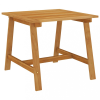 vidaXL Tömör akácfa kerti étkezőasztal 88 x 88 x 74 cm