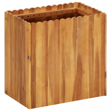 vidaXL Tömör akácfa kerti magaságyás 50 x 30 x 50 cm kerti dekoráció