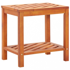 vidaXL tömör akácfa kisasztal 45 x 33 x 45 cm bútor