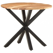 vidaXL Tömör akácfa kisasztal 68 x 68 x 56 cm bútor