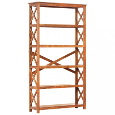 vidaXL tömör akácfa könyvszekrény mézszínű felülettel 100x30x180 cm bútor