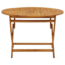 vidaXL tömör akácfa összecsukható kerti asztal 110 cm (316844) kerti bútor