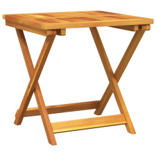 vidaXL tömör akácfa összecsukható kerti asztal 50 x 50 x 50 cm kerti bútor