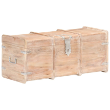vidaXL tömör akácfa tárolóláda 90 x 40 x 40 cm bútor