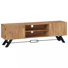 vidaXL Tömör akácfa TV-szekrény 140 x 30 x 45 cm bútor