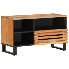 vidaXL tömör akácfa TV-szekrény 80 x 34 x 46 cm bútor