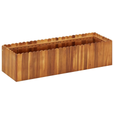 vidaXL tömör akácfa virágtartó 100 x 30 x 25 cm dekoráció