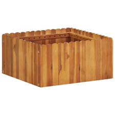 vidaXL tömör akácfa virágtartó 50 x 50 x 25 cm dekoráció