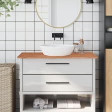 vidaXL tömör bükkfa fürdőszobai pult 100 x 50 x 1,5 cm építőanyag