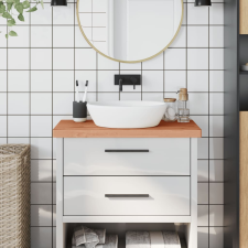 vidaXL tömör bükkfa fürdőszobai pult 80 x 40 x 4 cm fürdőszoba bútor