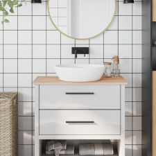 vidaXL Tömör bükkfa fürdőszobai pult 80x40x1,5 cm fürdőszoba bútor