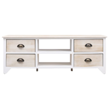 vidaXL tömör császárfa TV-szekrény 108 x 30 x 40 cm (338520) bútor