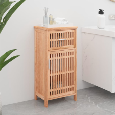 vidaXL tömör diófa fürdőszobaszekrény 42 x 29 x 82 cm fürdőszoba bútor