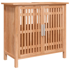 vidaXL tömör diófa mosdószekrény 66 x 29 x 61,5 cm (350355) fürdőszoba bútor