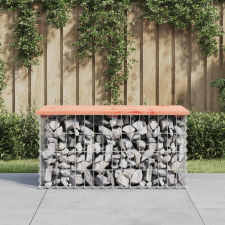 vidaXL tömör duglászfenyő gabion kerti pad 83x44x42 cm kerti bútor