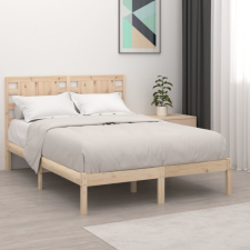vidaXL tömör fa ágykeret 120 x 190 cm (4FT Small Double) ágy és ágykellék