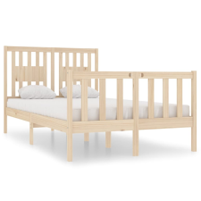 vidaXL tömör fa ágykeret 120 x 190 cm (4FT Small Double) (3104098) ágy és ágykellék