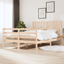 vidaXL tömör fa ágykeret 120 x 200 cm ágy és ágykellék