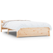 vidaXL tömör fa ágykeret 120x200 cm (815039) ágy és ágykellék