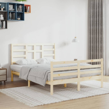 vidaXL tömör fa ágykeret 140 x 200 cm ágy és ágykellék