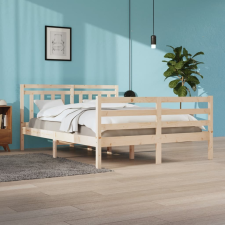 vidaXL tömör fa ágykeret 160 x 200 cm ágy és ágykellék