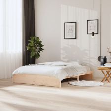vidaXL tömör fa ágykeret 160x200 cm ágy és ágykellék