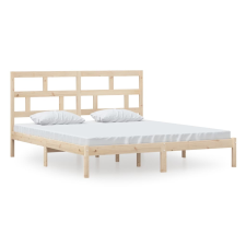 vidaXL tömör fa ágykeret 180 x 200 cm (6FT Super King) (3101233) ágy és ágykellék