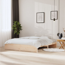 vidaXL tömör fa ágykeret 180x200 cm (6FT Super King) ágy és ágykellék