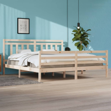 vidaXL tömör fa ágykeret 200 x 200 cm ágy és ágykellék