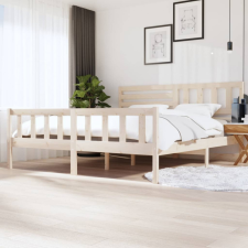 vidaXL tömör fa ágykeret 200 x 200 cm ágy és ágykellék