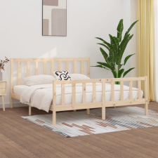 vidaXL tömör fa ágykeret 200 x 200 cm ágy és ágykellék