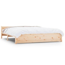 vidaXL tömör fa ágykeret 200x200 cm (815064) ágy és ágykellék