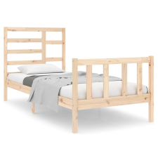 vidaXL tömör fa ágykeret 90 x 190 cm (3FT Single) (3105890) ágy és ágykellék